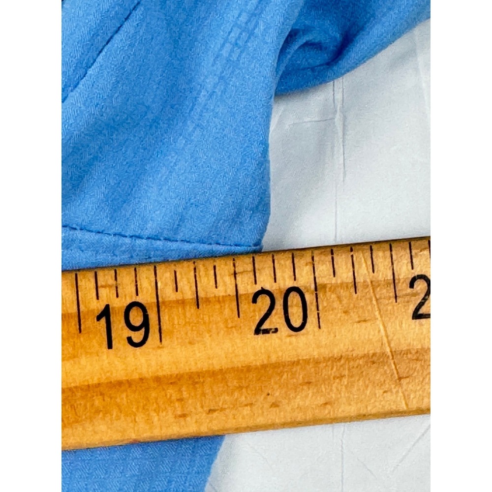 Columbia PFG Tamiami II Fishing Shirt Womens Small Blue Short Sleeve Fishing Sun - Picture 9 of 12